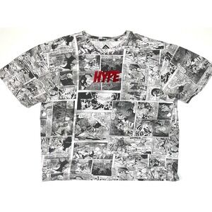 Original Gravity Hype T-Shirt Mens 3XL Comic Strip Graphic Short Sleeve